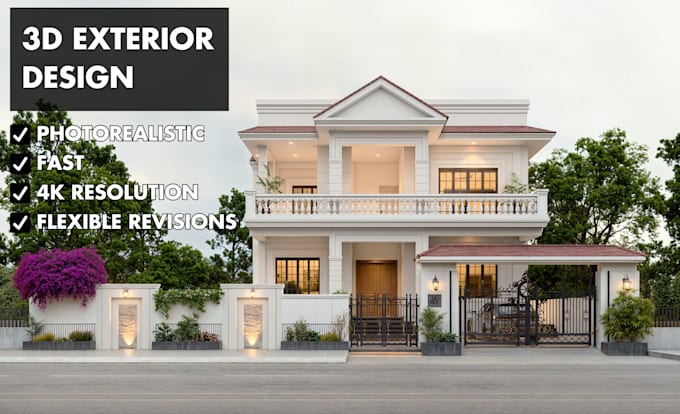 3d model and render your architecture visualization projects