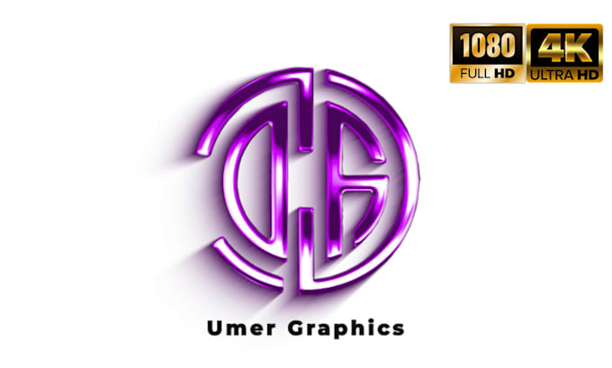 create custom 3d logo animation or intro video within 12 hours