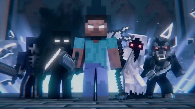 Create minecraft animation, 3d animation, intro video, blender, video ...