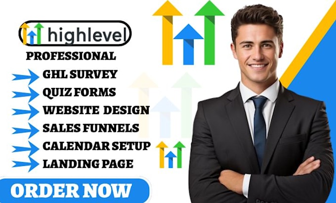 gohighlevel survey ghl quiz form website funnel builder calendar and appointment