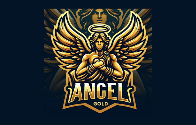 Angel Logo Rp Make unique angel gold mascot logo with free source file by Alexanne ...