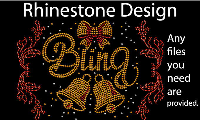 do rhinestone design and template