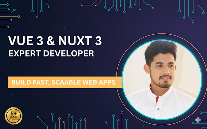 expert vue and nuxt js developer
