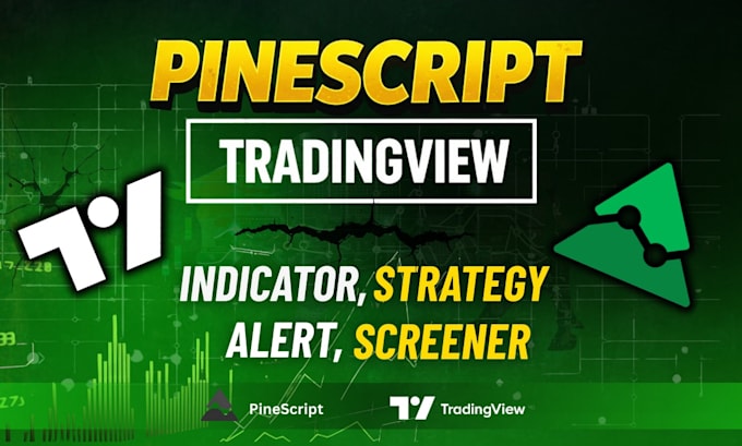 code custom pine script strategy indicator and alert for tradingview