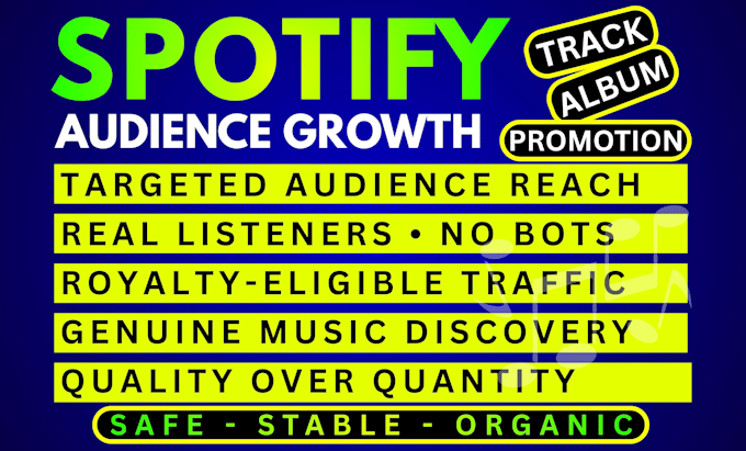 do professional spotify promotion for real audience growth