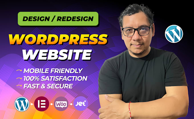 develop wordpress website design with responsive web design