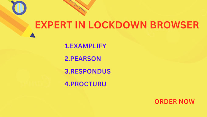 set up respondus lockdown browser, pearson vue, proctoru and examplify