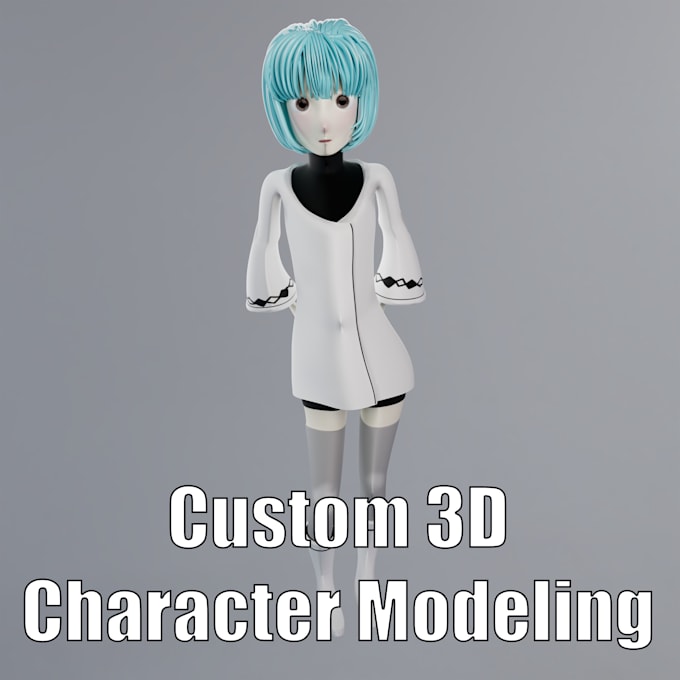 model custom 3d characters for games, animation or VR