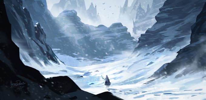 draw an epic landscape for your projects