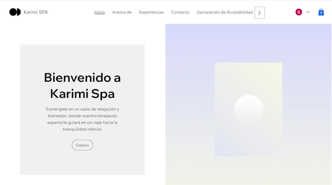 create a web page on wix