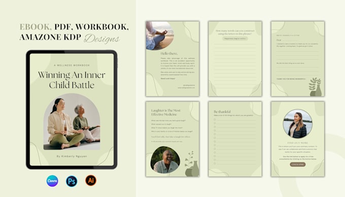 design PDF ebook design, workbook design, lead magnet design