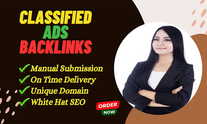 create 100 classified ads posting from top classified websites