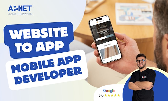 convert your website into a react native mobile app