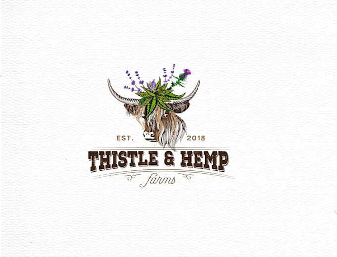 design thistle and hemp logo