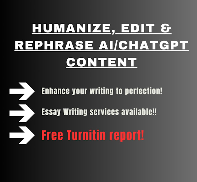 humanize, edit, proofread ai chatgpt content