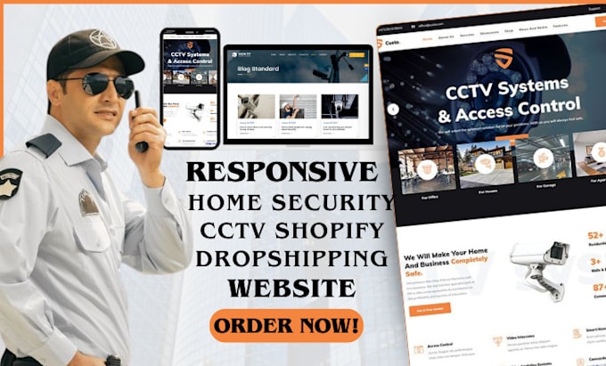 Design home security website cctv camera store home security system ...