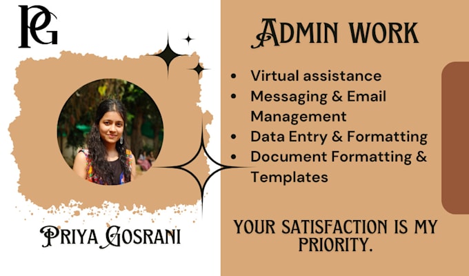 do accurate data entry, virtual assistance, and admin tasks