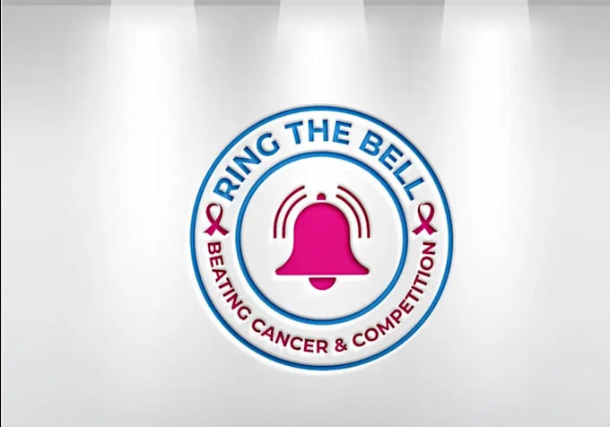 design an awesome ring bell logo with express delivery