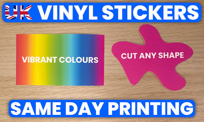 cut custom vinyl decals and stickers UK