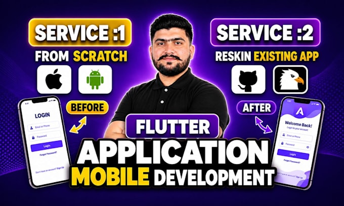 flutter, reskin, reskin codecanyon app, flutter ui