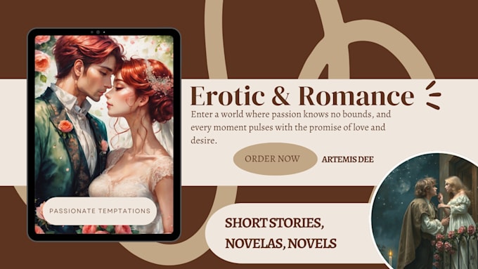 ghostwrite an original erotic or romance story