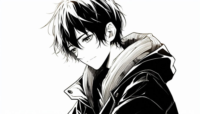 draw a character in manga style