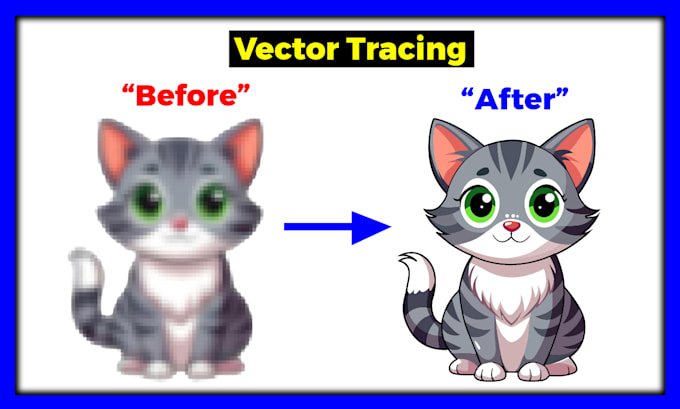 manual vector trace, raster to vector, logo to svg