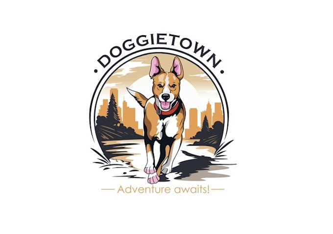 design cute classy dog logo