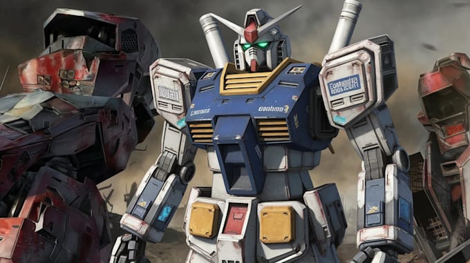 do gundam editing and retouching in high resolution
