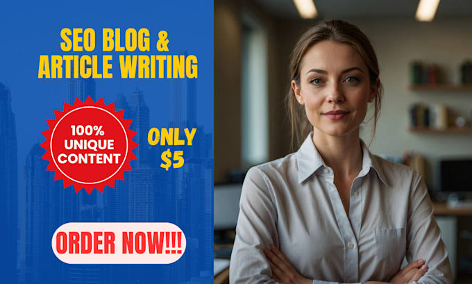 write SEO optimized articles and blog posts with images