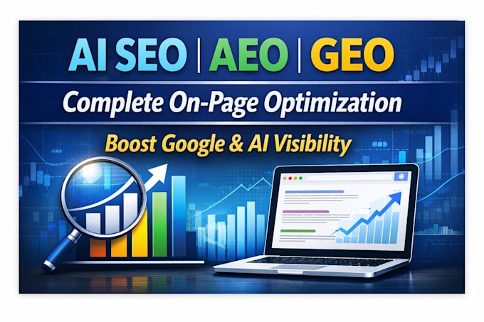 ai SEO, aeo, GEO and monthly on page website optimization