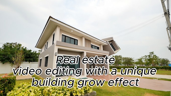 do trending real estate video with animations