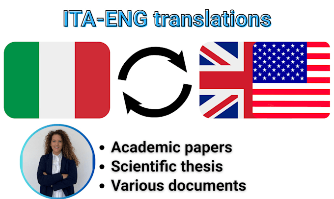 translate your scientific documents from or to italian