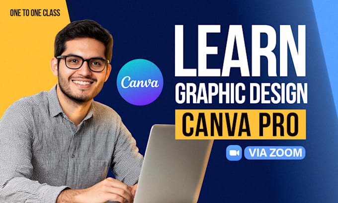 teach you canva, and photoshop beginner to advance