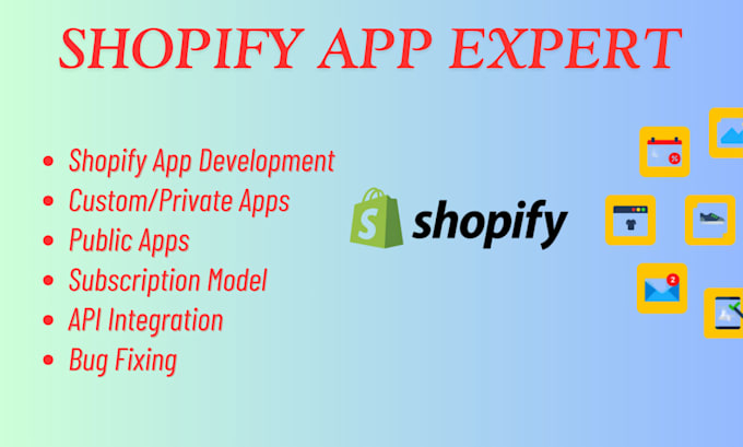 create professional shopify app public and private