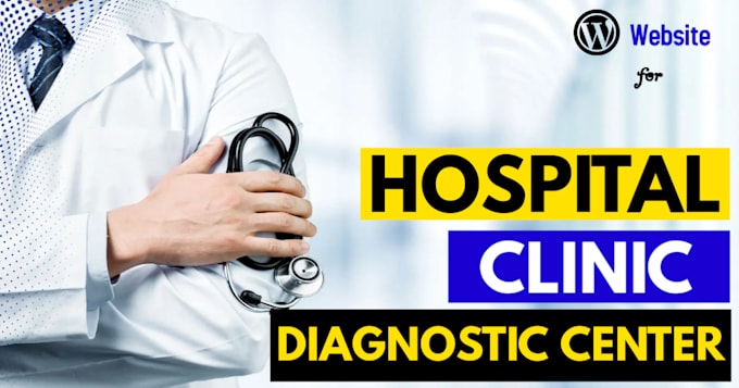design website for hospital, clinic and diagnostic center