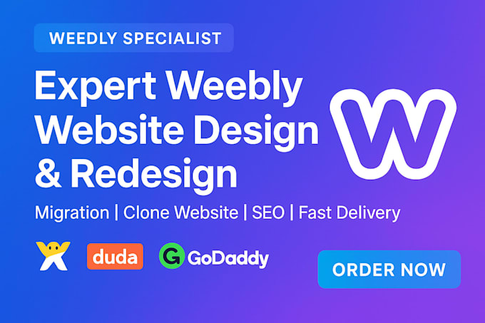 migrate, clone, design or redesign weebly website with full SEO optimization