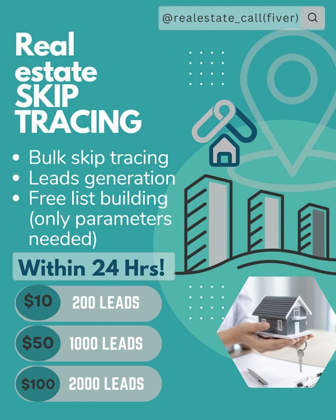 do bulk skip tracing and cold calling for real estate leads