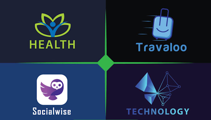 make modern minimalist tech, and crypto startup logo design