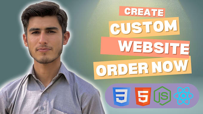Be your front end developer using html, css, js, react by Bilal_devlper ...