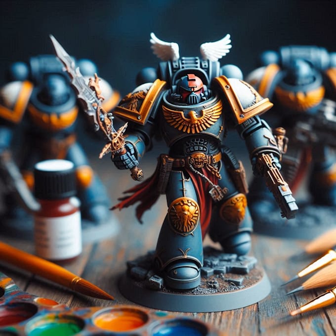 paint your warhammer 40k or as miniature