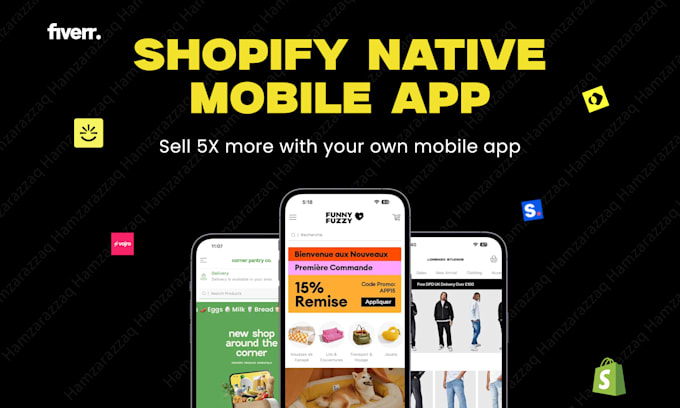 design high performing native mobile app for shopify store