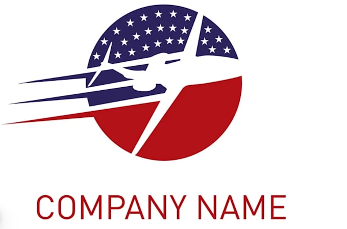 design modern transport logistic aviation logo