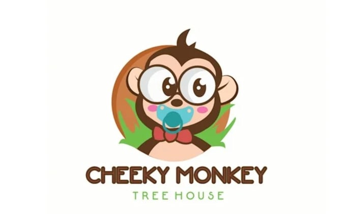 make mascot amazing monkeys tree house logo