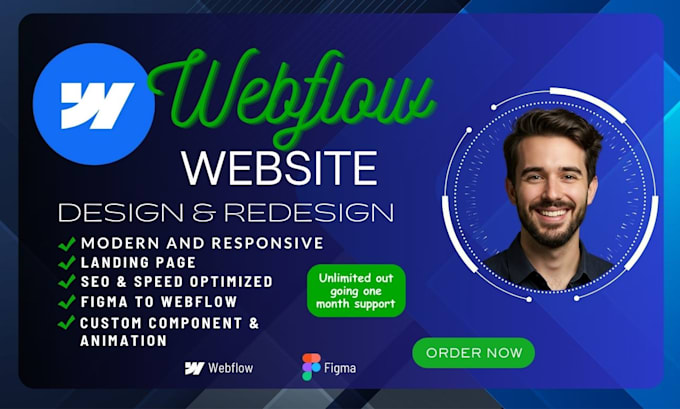 Design webflow, figma to webflow, webflow website design expert by ...