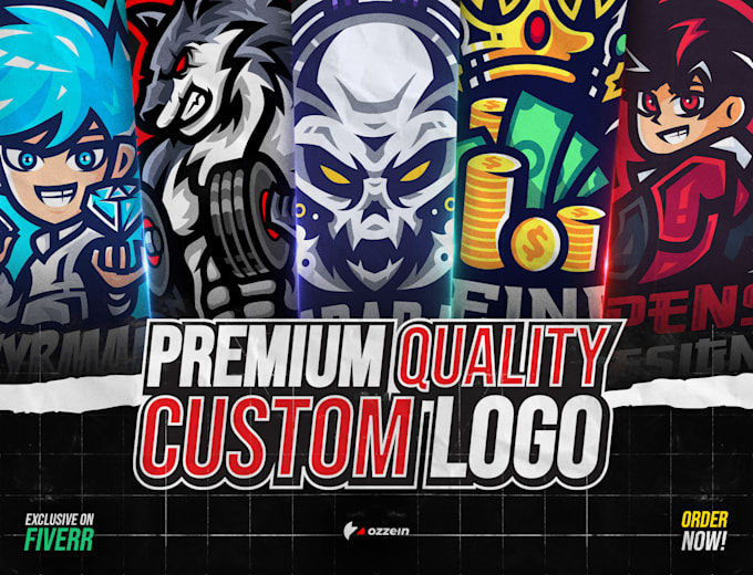 design amazing mascot logo for brand, esports, youtube