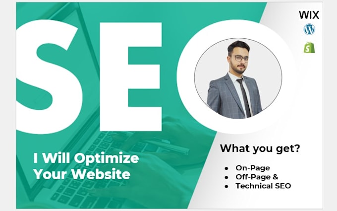 do onpage SEO and technical optimization for wordpress shopify and wix websites