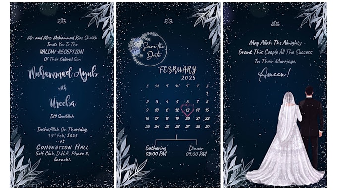 create beautiful animated invitations for any occasion