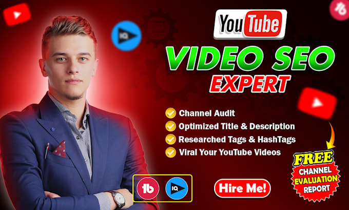 be your youtube video SEO expert for quick top ranking