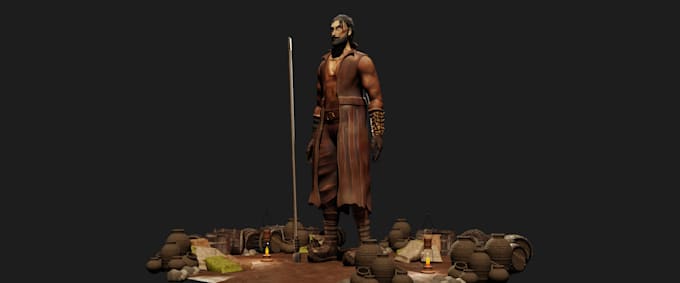 create stylized 3d character modelling